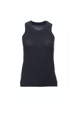 Sol Knit Tank - Navy