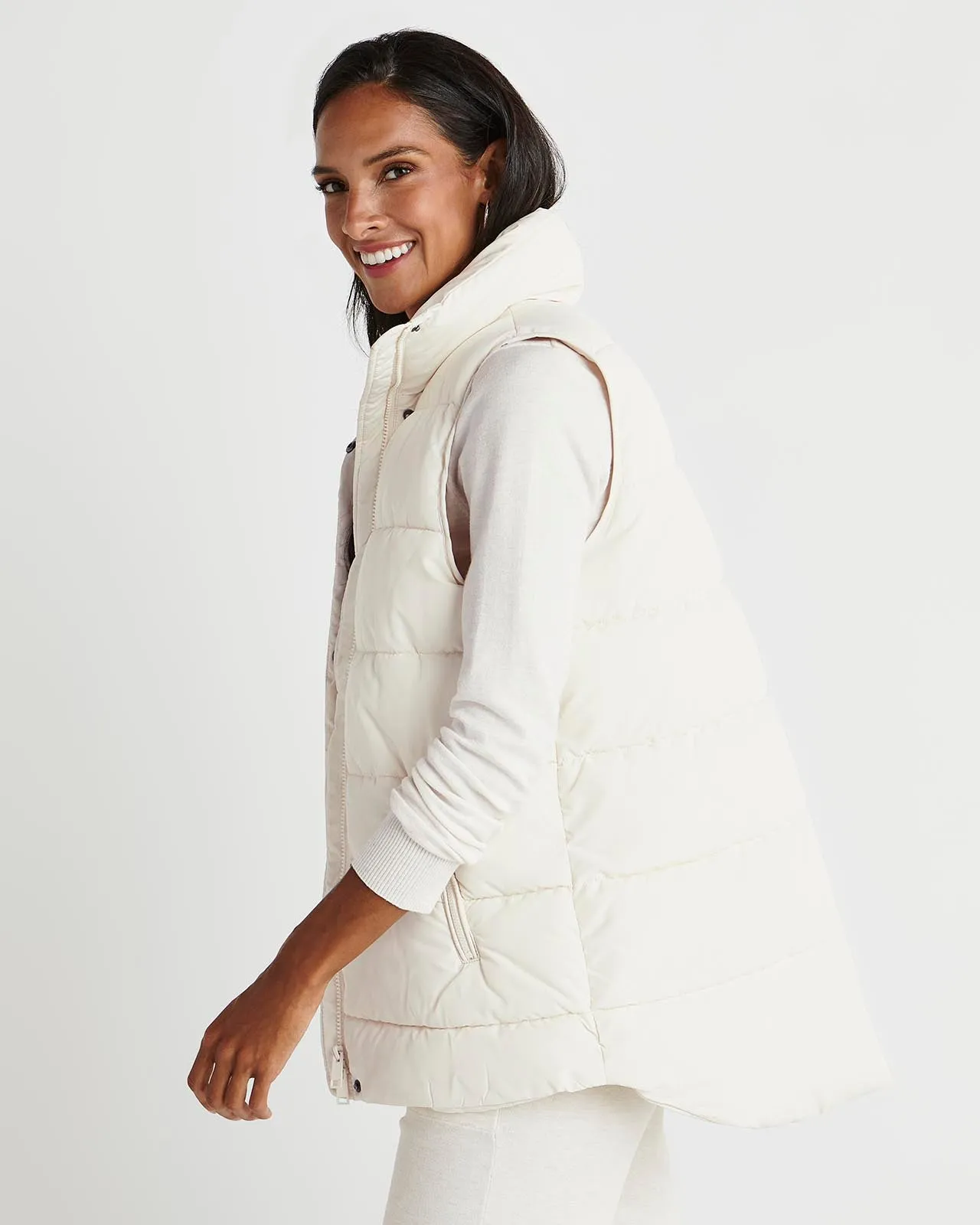 Splendid x Cella Jane Puffer Vest