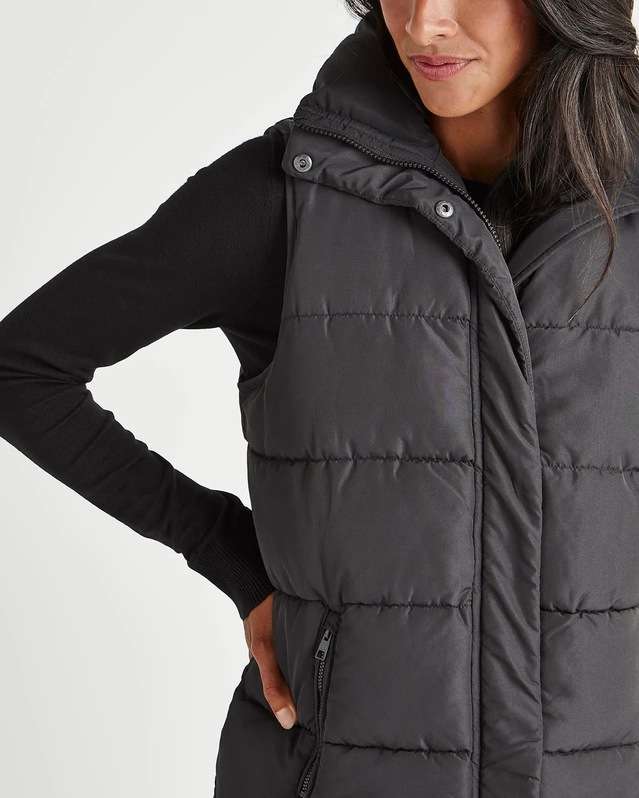 Splendid x Cella Jane Puffer Vest