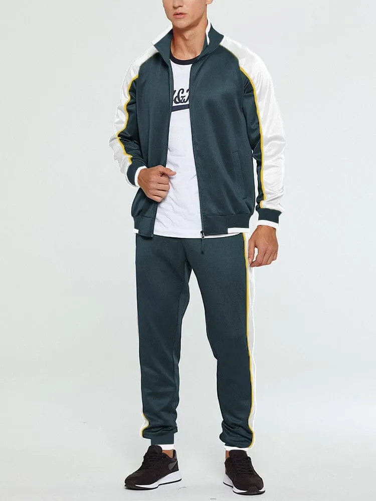 Sports Tops Sweatpants Set