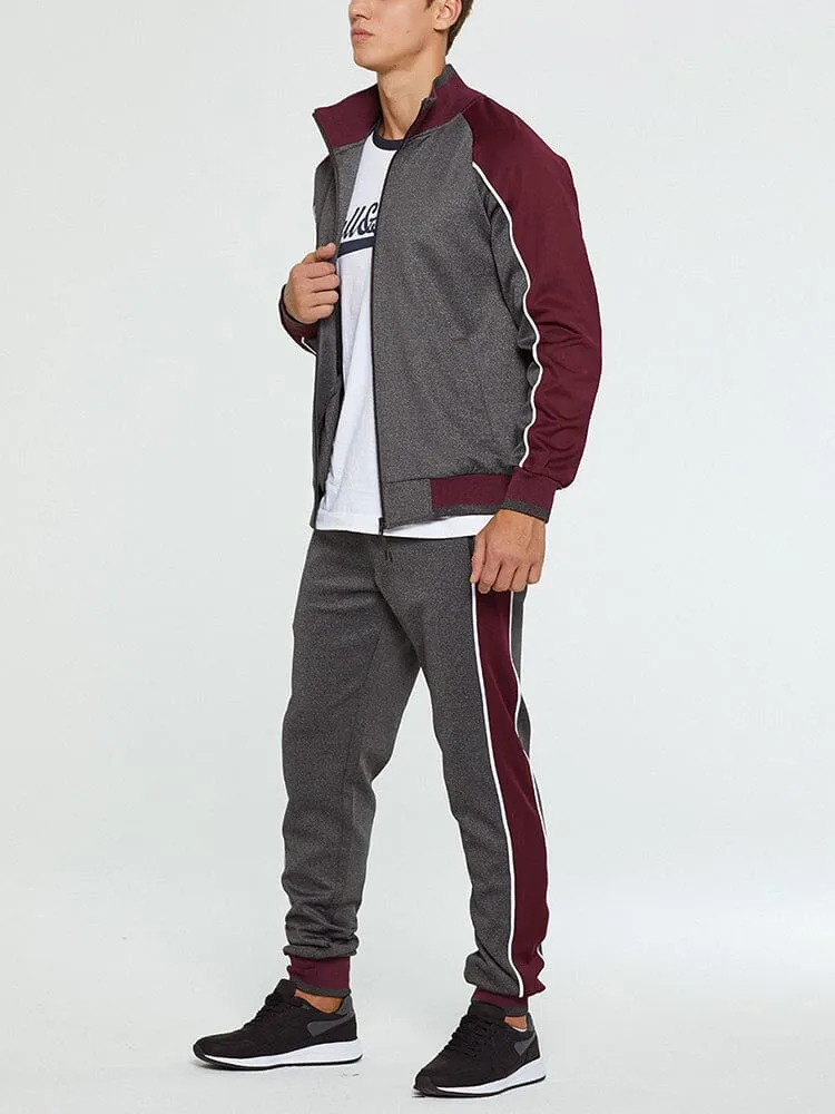 Sports Tops Sweatpants Set