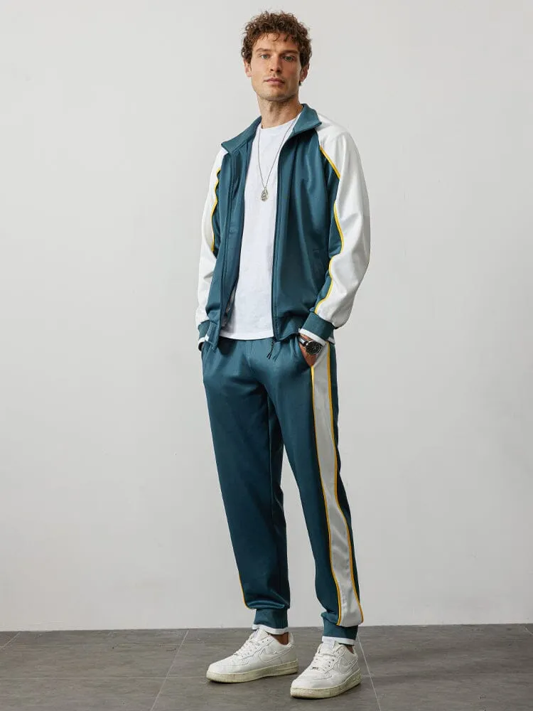 Sports Tops Sweatpants Set