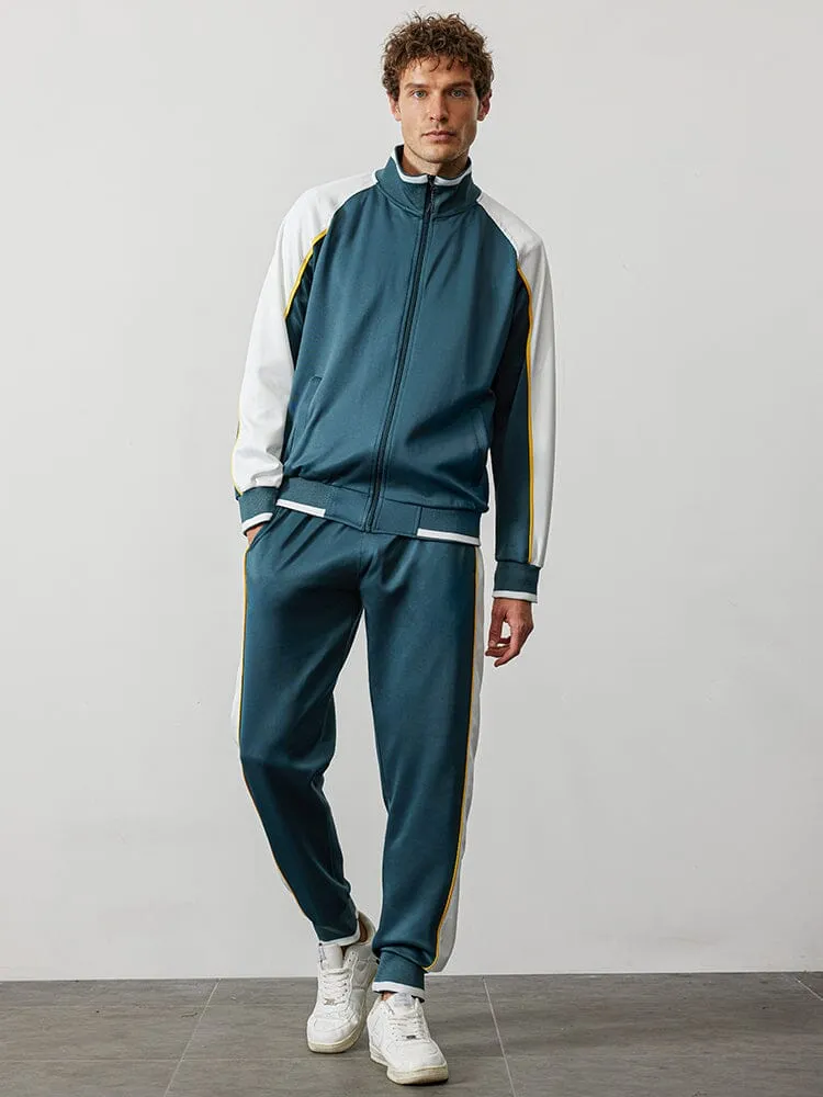 Sports Tops Sweatpants Set