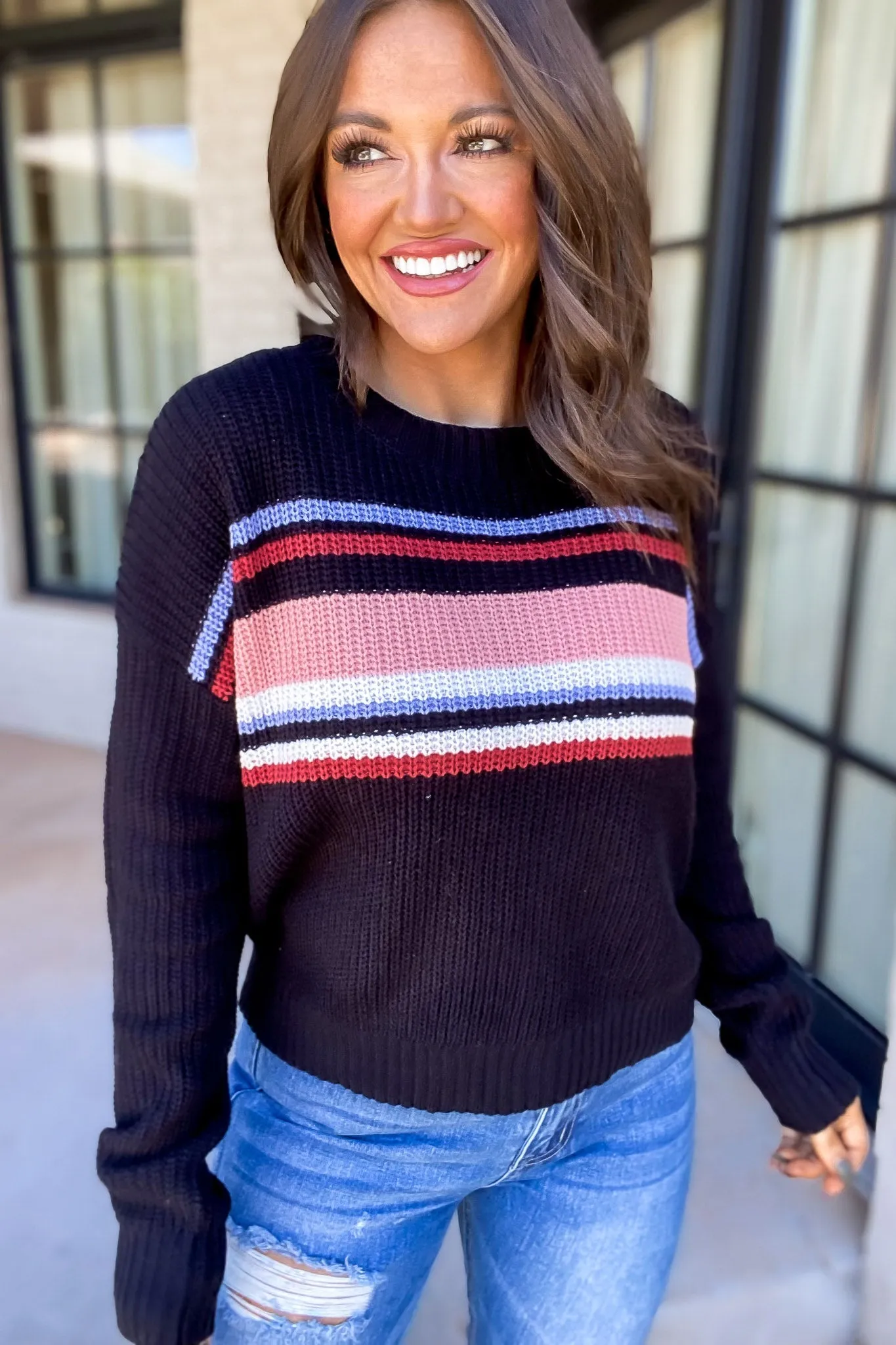 Striped Pullover Sweater