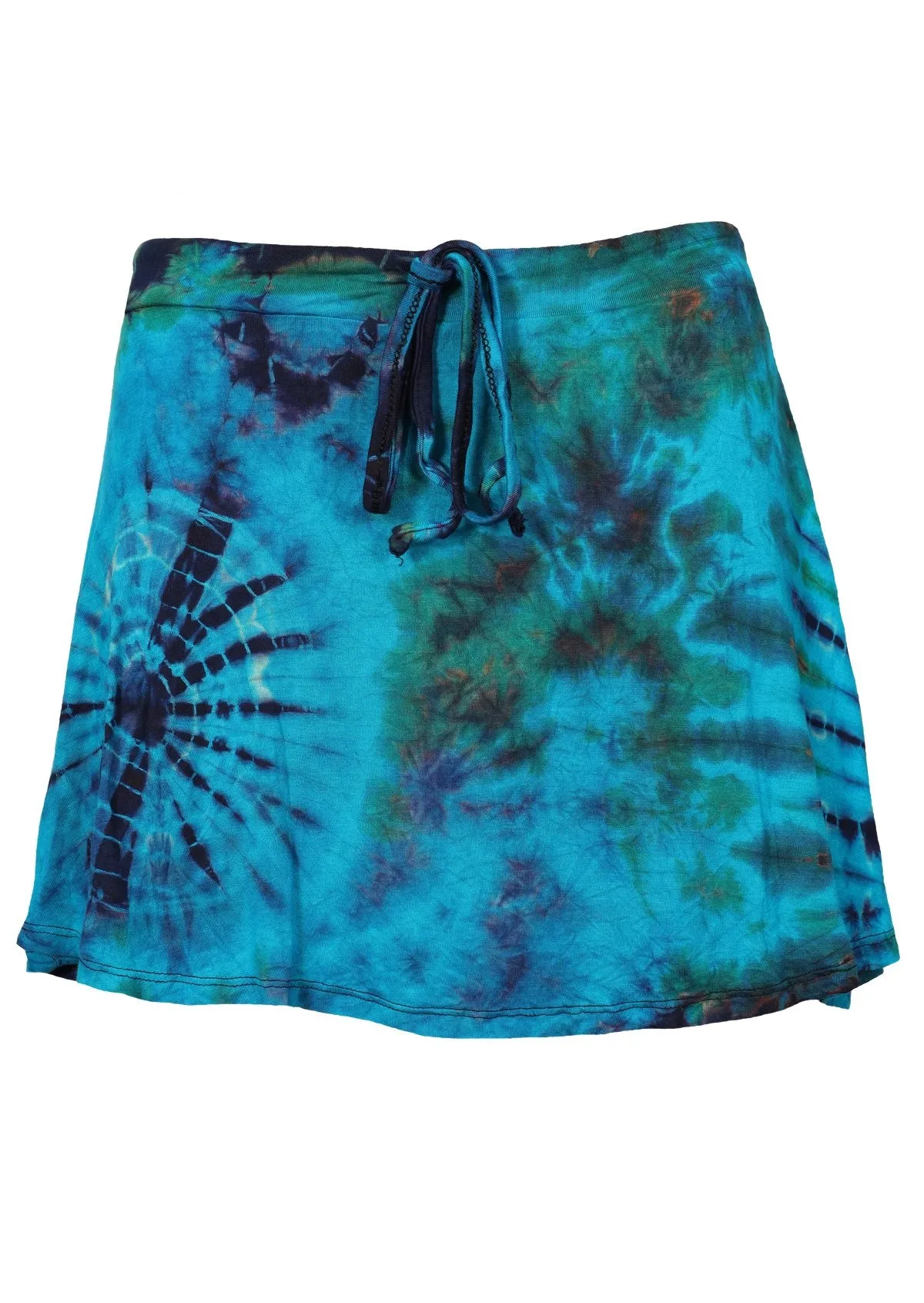 Tie Dye Skirt with Tie-up