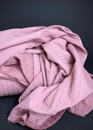 Toto - Quilted Cotton Knit, Aurora Pink