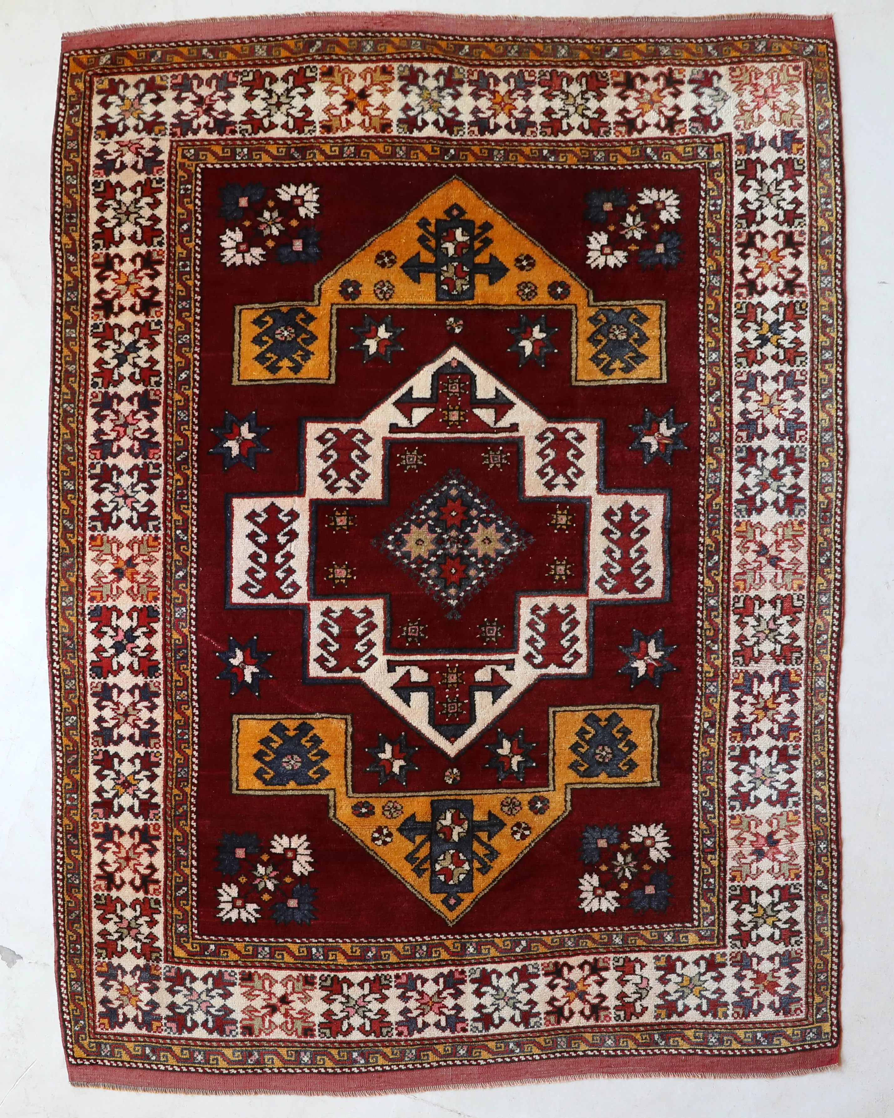 Vintage Canakkale Ayvacik Rug 5'7"x8'