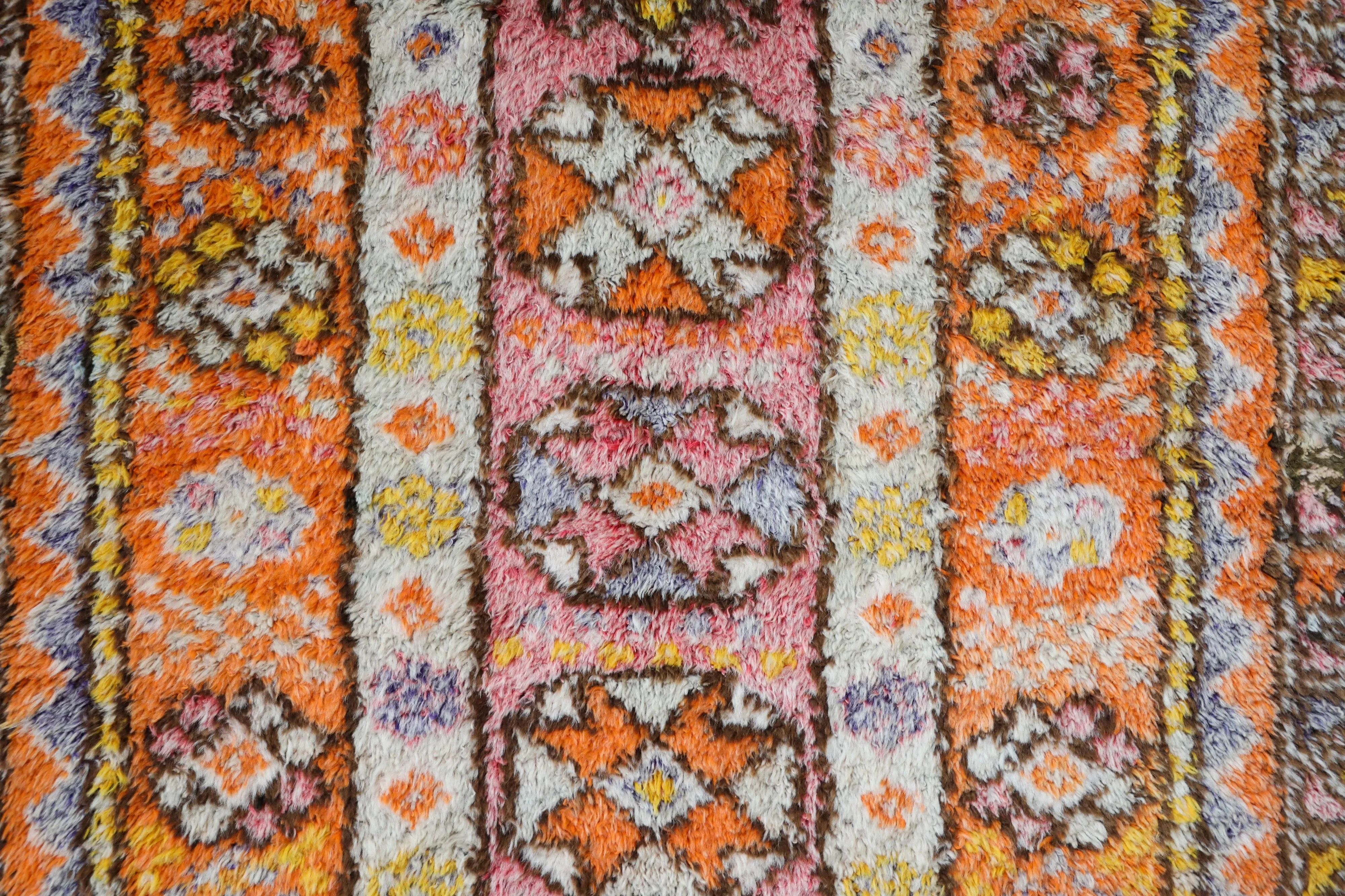 Vintage Milas Tahtacikoy Yoruk Rug 4'x5'5"