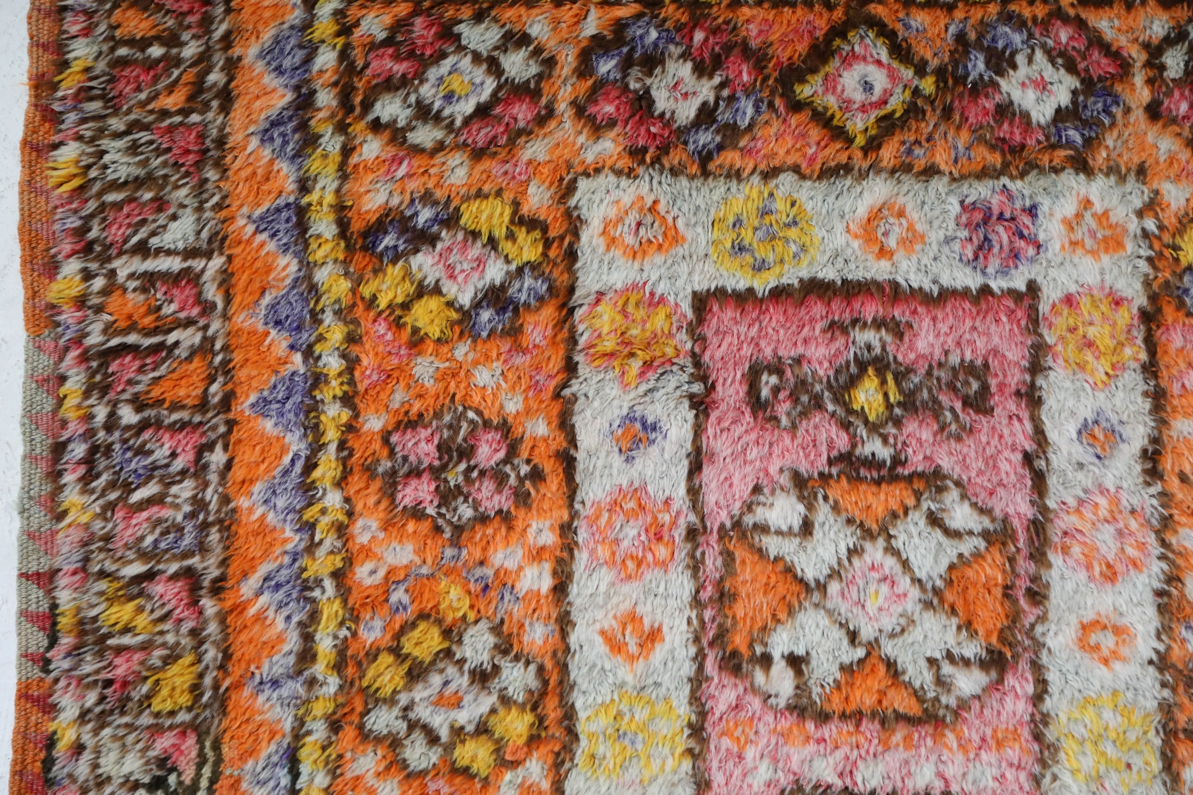 Vintage Milas Tahtacikoy Yoruk Rug 4'x5'5"