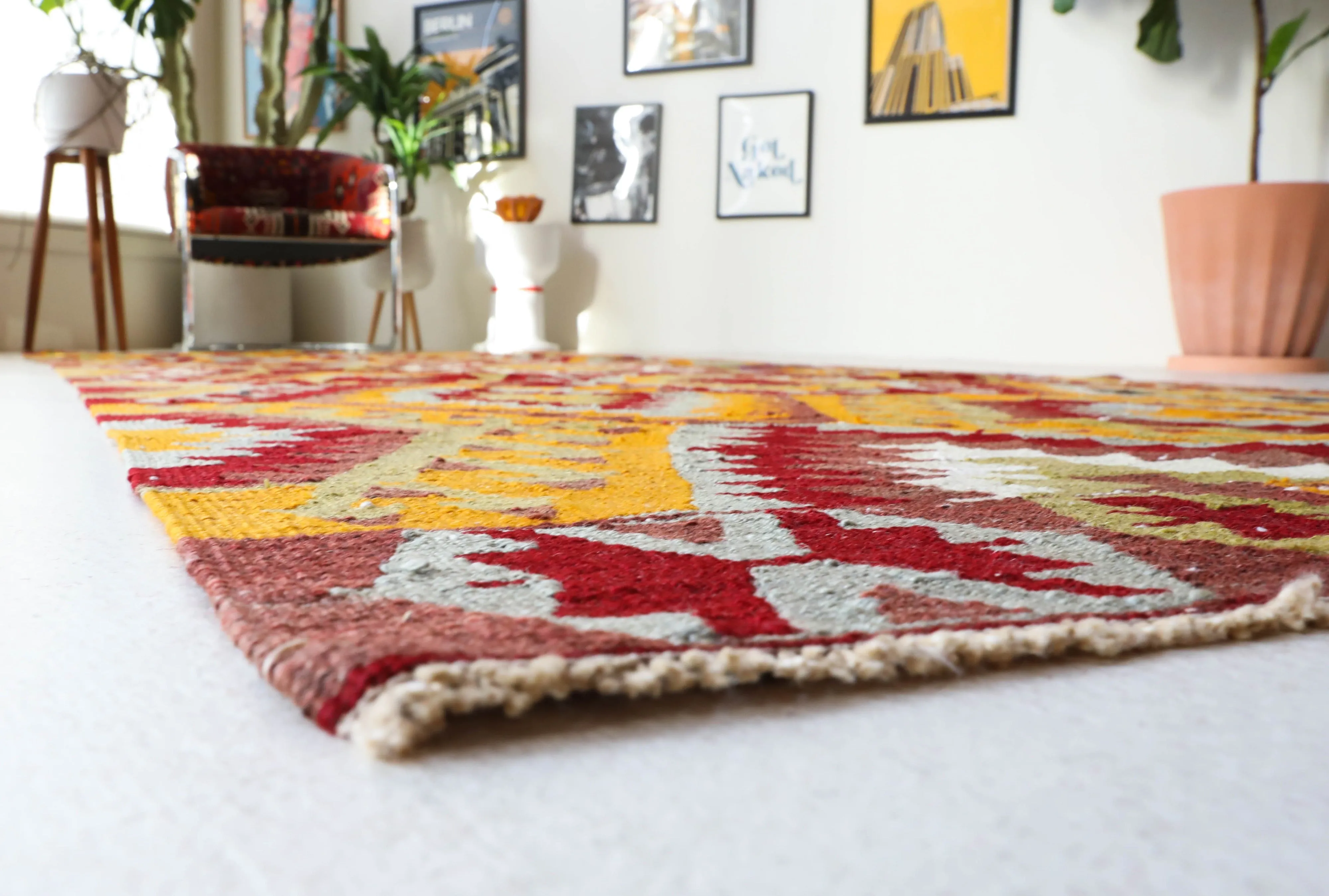 Vintage Toros Kilim Rug 5'3x11'4"