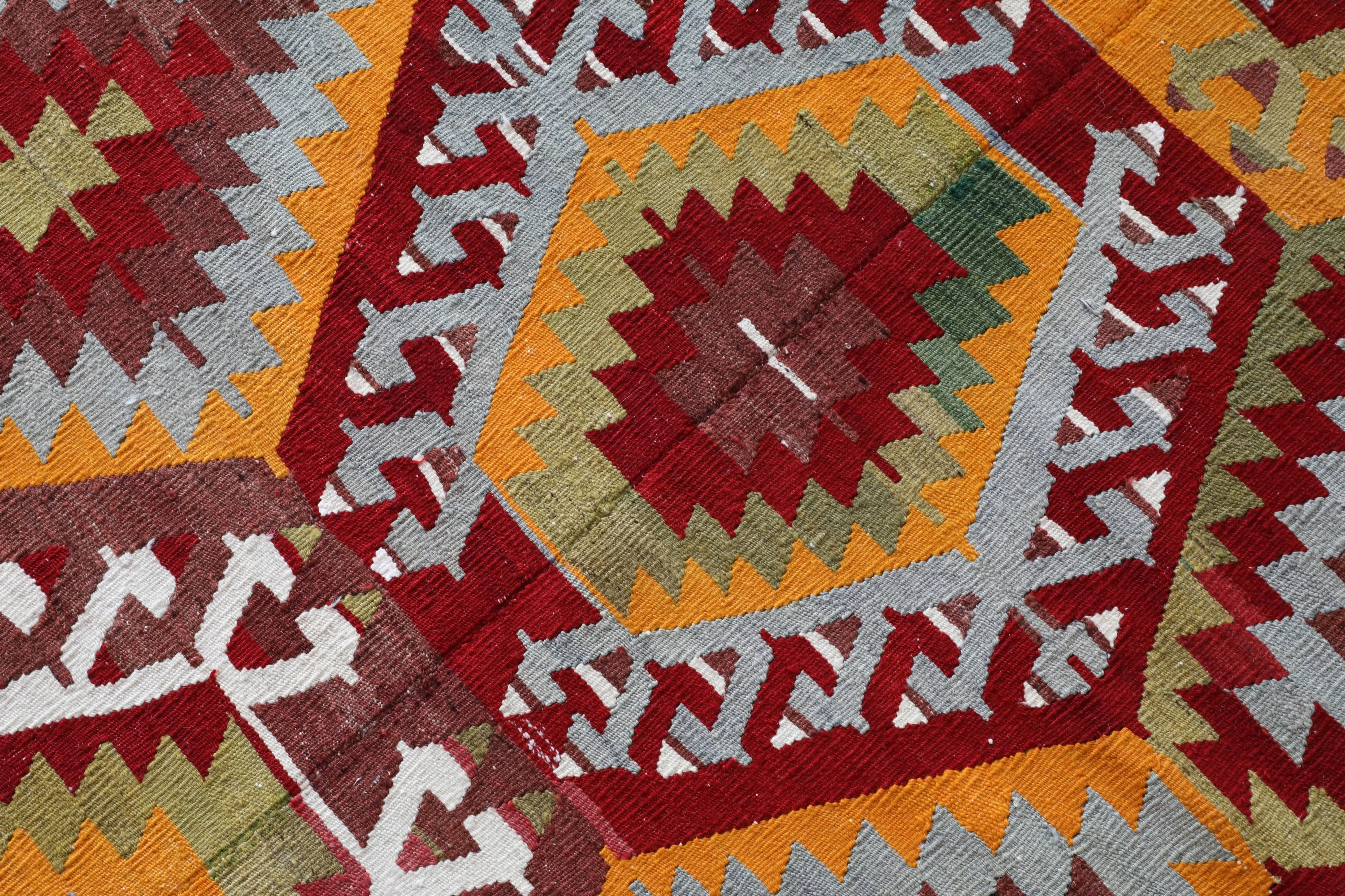 Vintage Toros Kilim Rug 5'3x11'4"