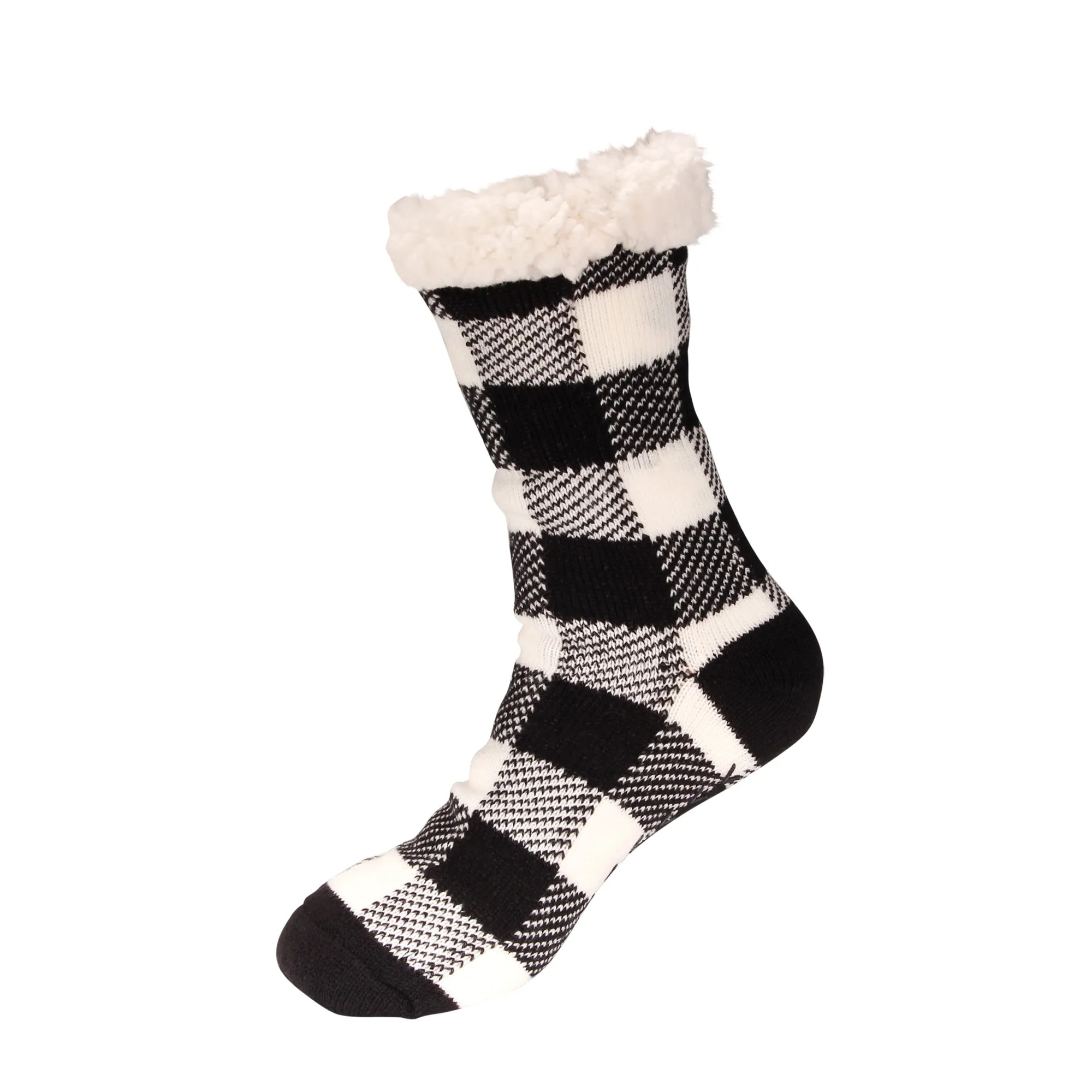 Women's Classic Winter Fleeced Thermal Cabin Crew Socks - 1 Pair