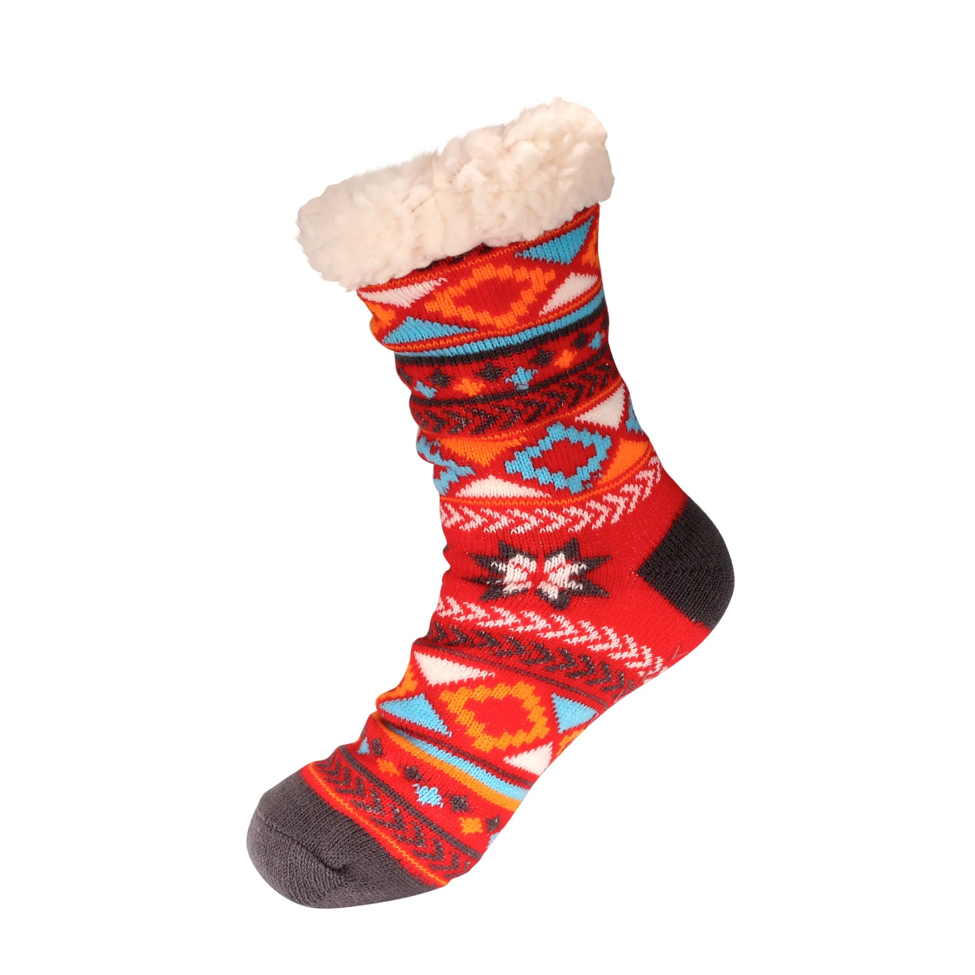 Women's Classic Winter Fleeced Thermal Cabin Crew Socks - 1 Pair