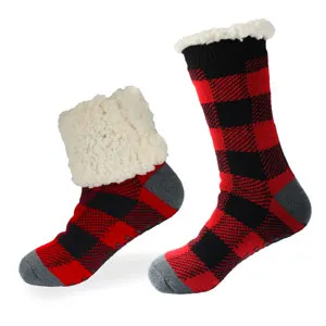 Women's Classic Winter Fleeced Thermal Cabin Crew Socks - 1 Pair